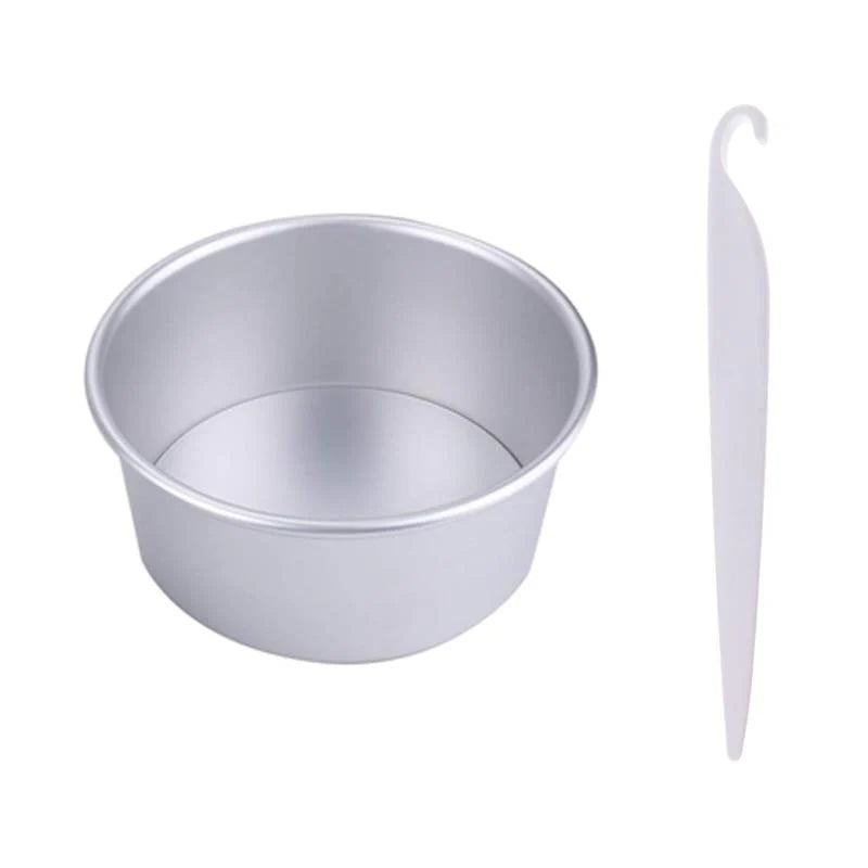 Aluminum Alloy Chiffon Cake Mold Set, 3 Tier Round Cakes Tins