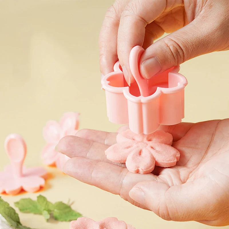 Cutter Pink Cherry Blossom Flower Charm DIY Floral Mold