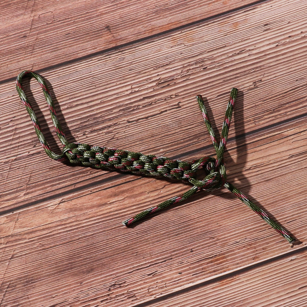 Corn Knot, Nylon Chain- Knife Pendant Keychain, Falling Rope Tools