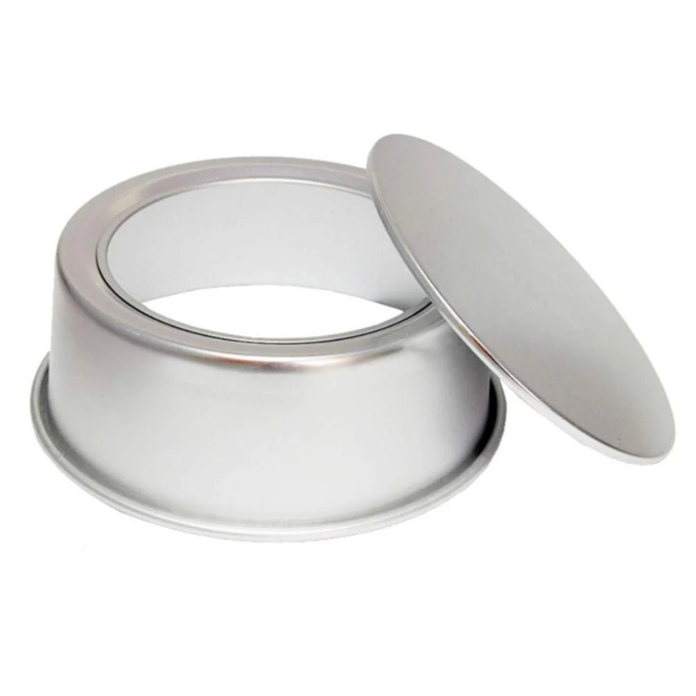 Aluminum Alloy Chiffon Cake Mold Set, 3 Tier Round Cakes Tins