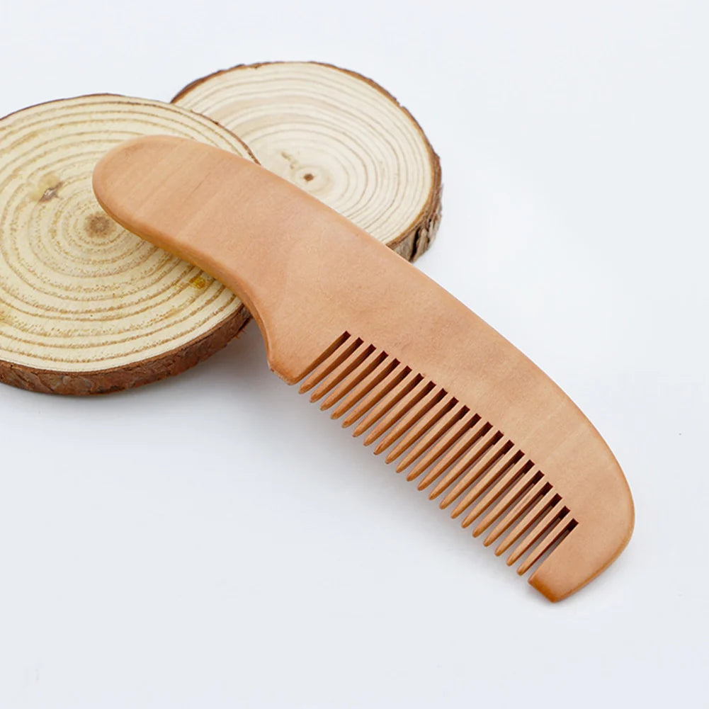 Natural Wool Baby Wooden Brush Comb