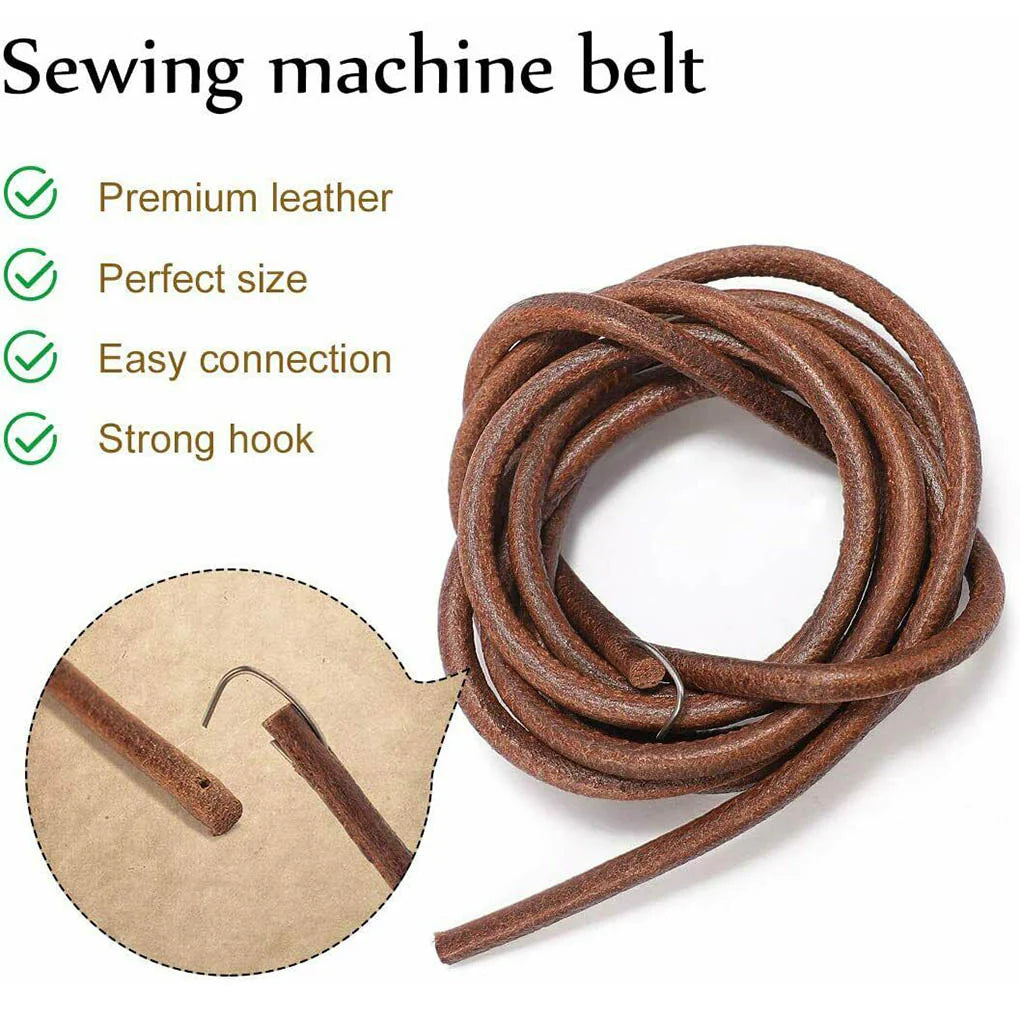 Domestic Sewing Machine Leather Belt with Hook