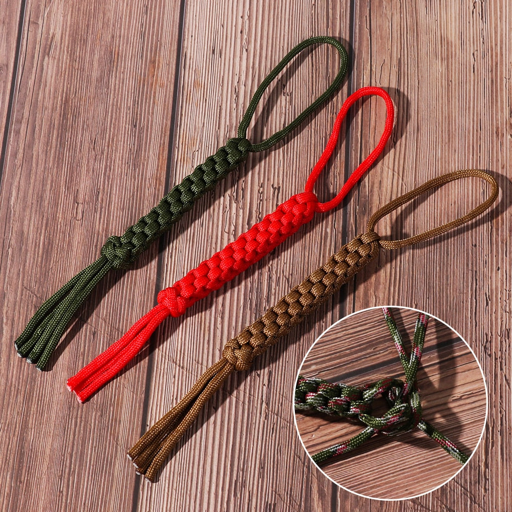 Corn Knot, Nylon Chain- Knife Pendant Keychain, Falling Rope Tools
