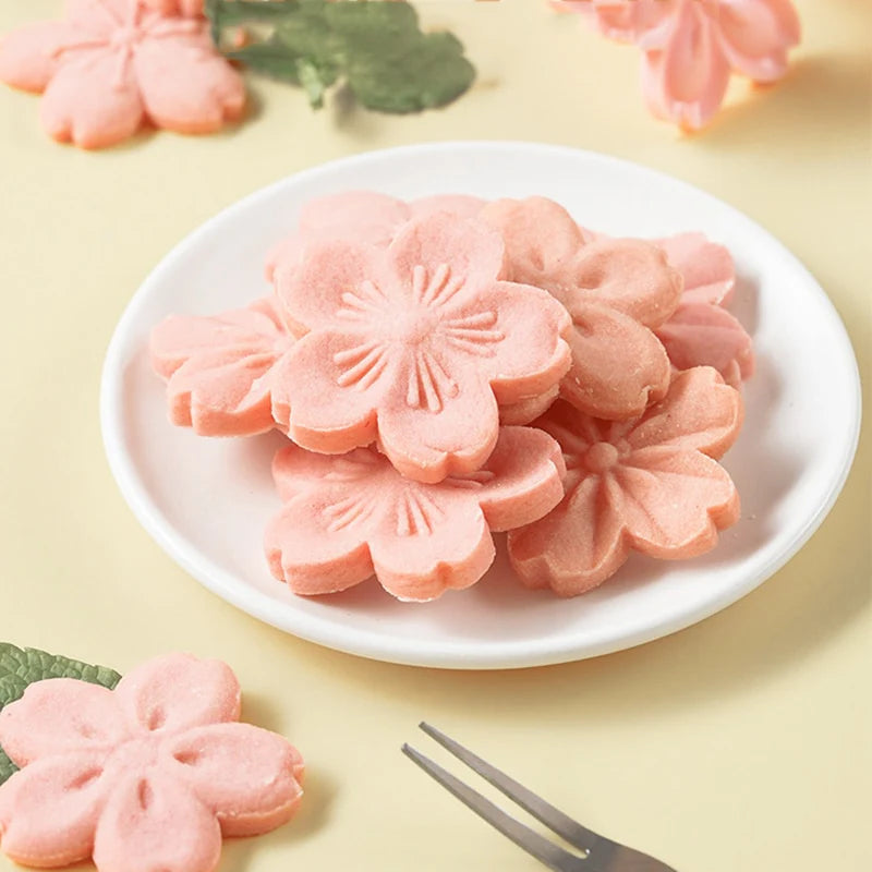 Cutter Pink Cherry Blossom Flower Charm DIY Floral Mold