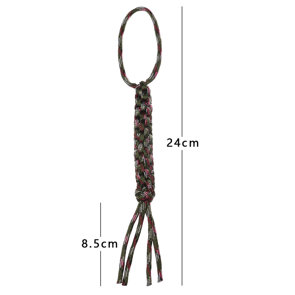 Corn Knot, Nylon Chain- Knife Pendant Keychain, Falling Rope Tools