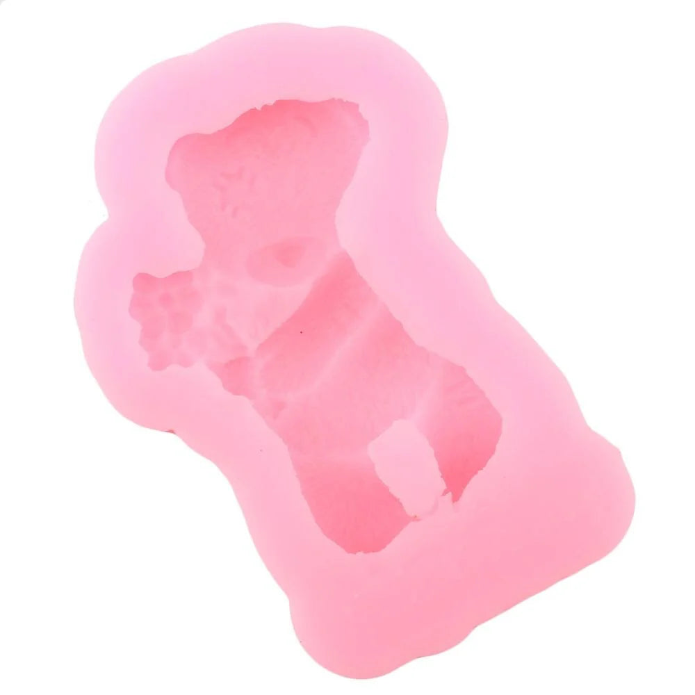 Cute Bear Silicone Clay Chocolate Molds