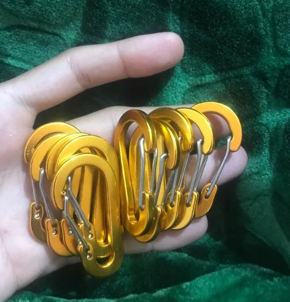Carabiner Backpack, Climbing Fishing-Hook, Keychain Lock, Buckle Clip Tools