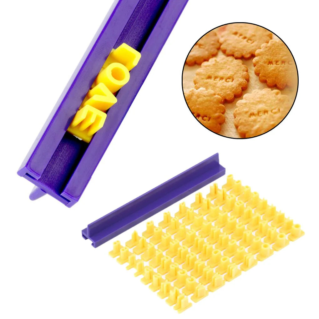 Alphabet Letter Cookie Biscuit Cake Decorate Mold