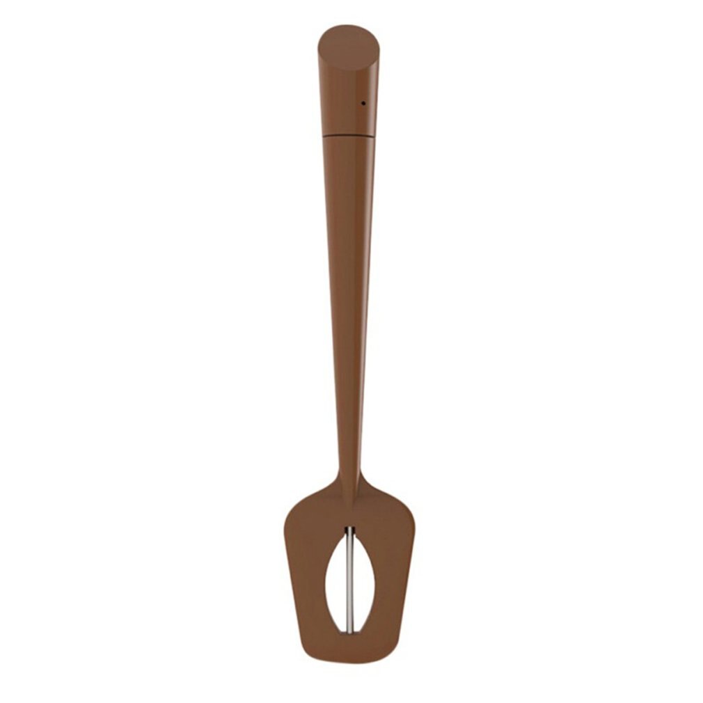 Double Use Silicone Scraper Spatula Cooking Food Thermometer