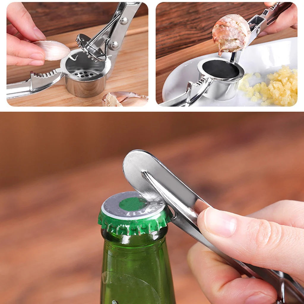 Hand Presser Grinder, Garlic Press Crusher Squeezer