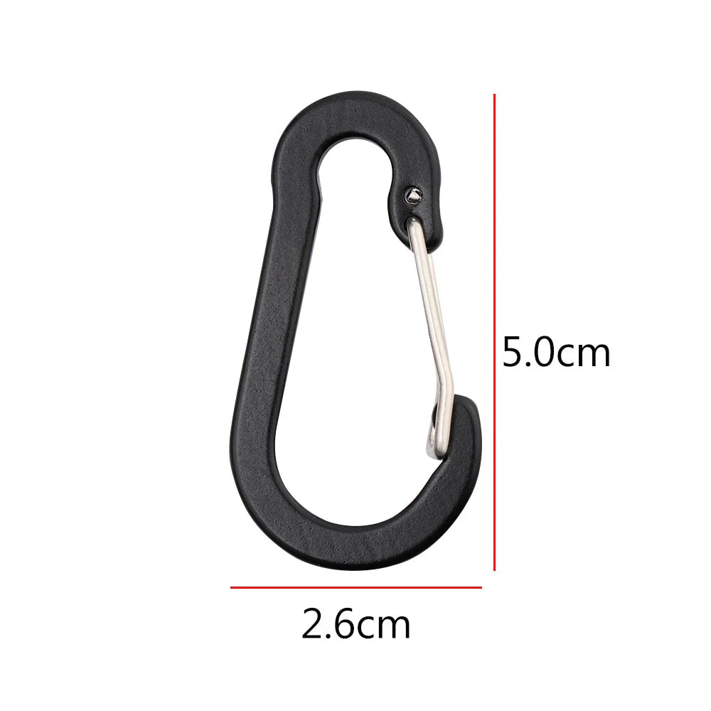 Carabiner Backpack, Climbing Fishing-Hook, Keychain Lock, Buckle Clip Tools