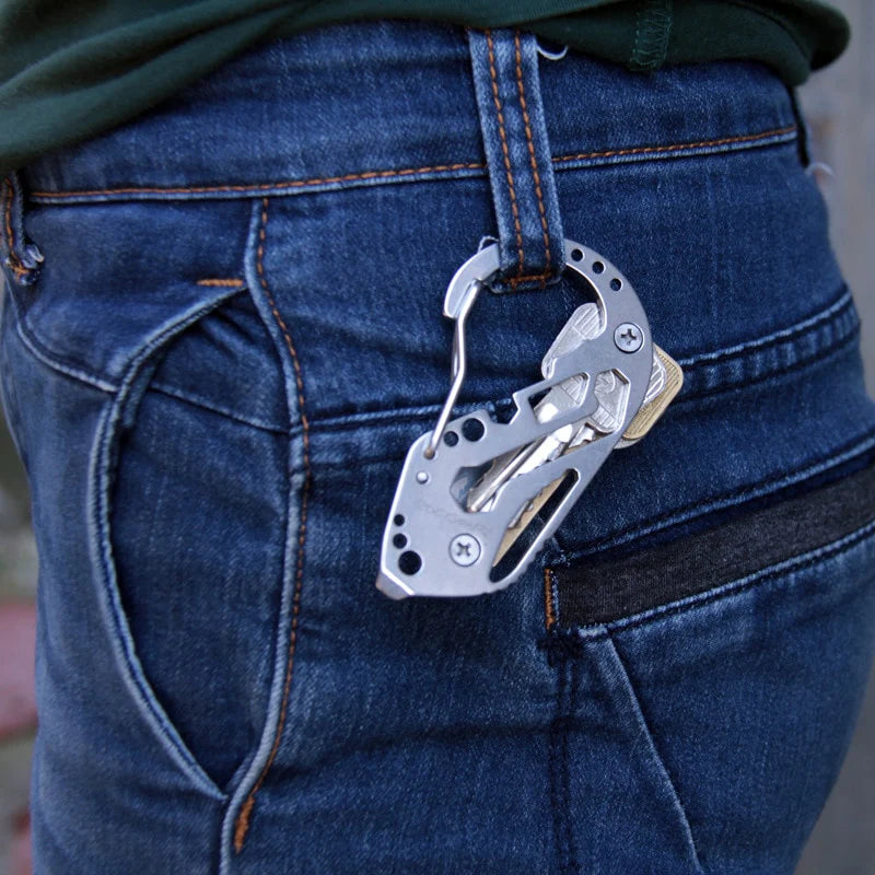 Aluminum EDC Pocket Key Organizer Bottle Opener