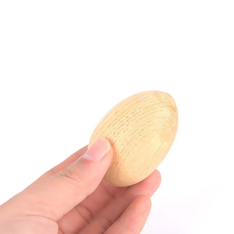 Wooden Egg Shakers, Musical Percussion Instruments Rhythm Rattle For Baby