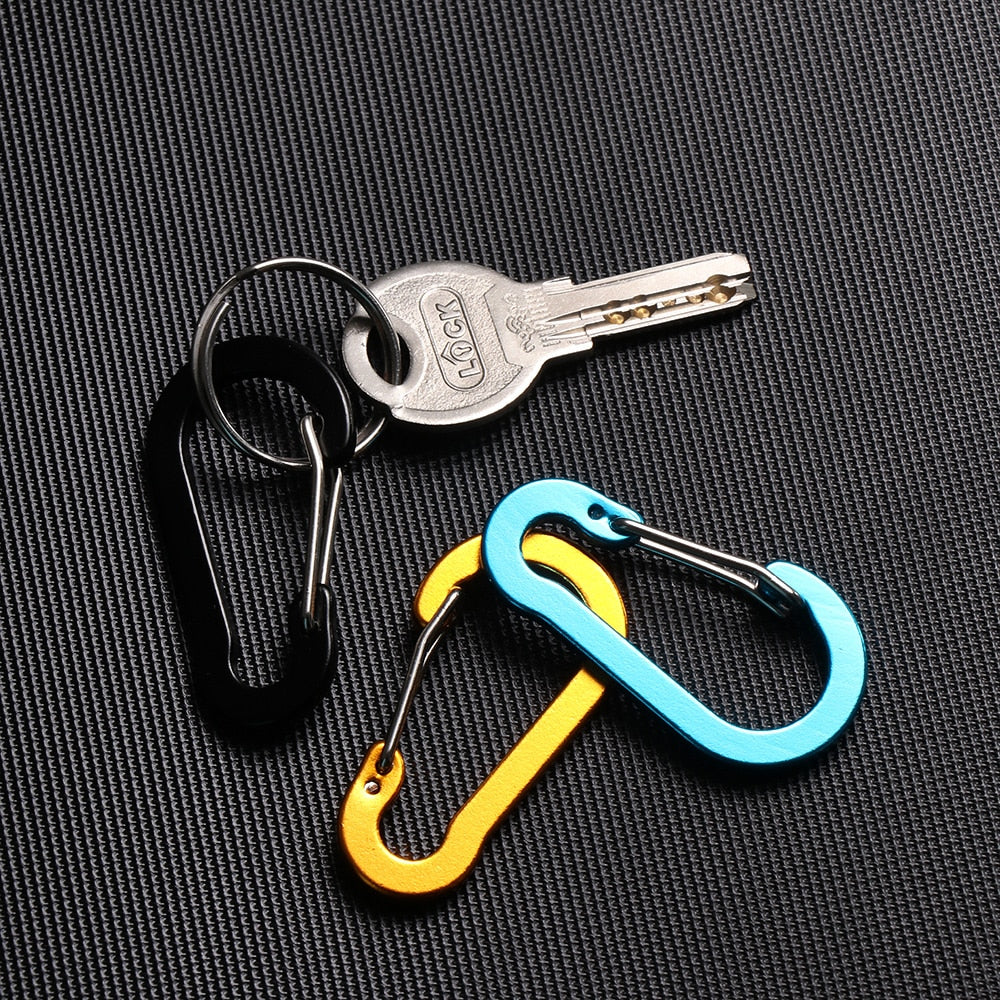 Carabiner Backpack, Climbing Fishing-Hook, Keychain Lock, Buckle Clip Tools