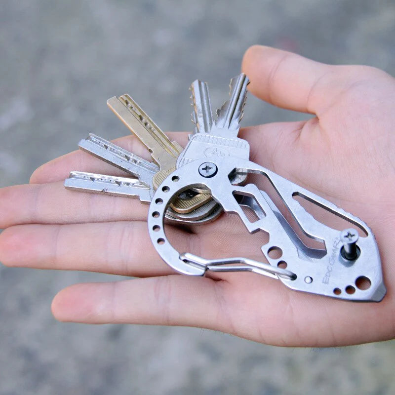 Aluminum EDC Pocket Key Organizer Bottle Opener