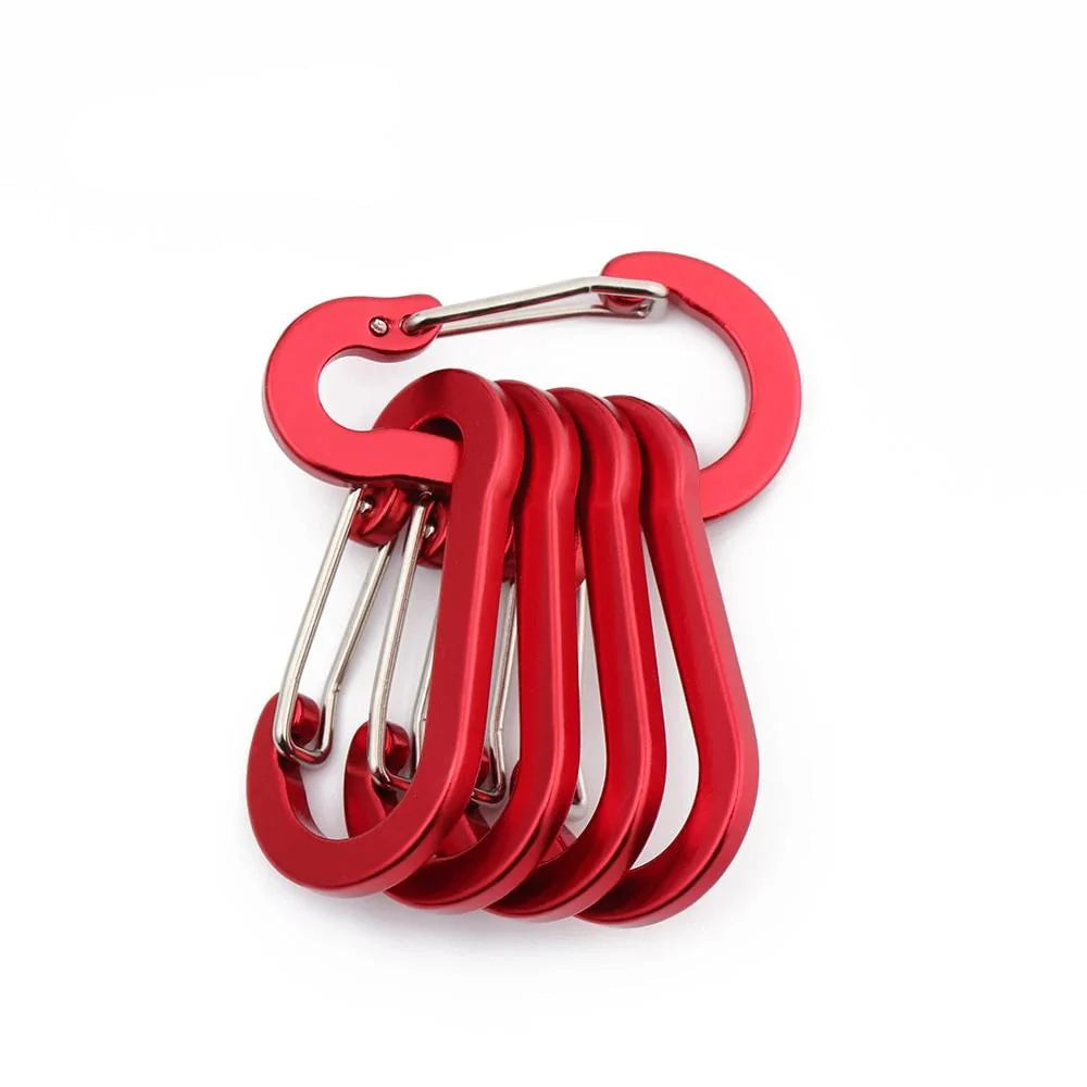 Carabiner Backpack, Climbing Fishing-Hook, Keychain Lock, Buckle Clip Tools