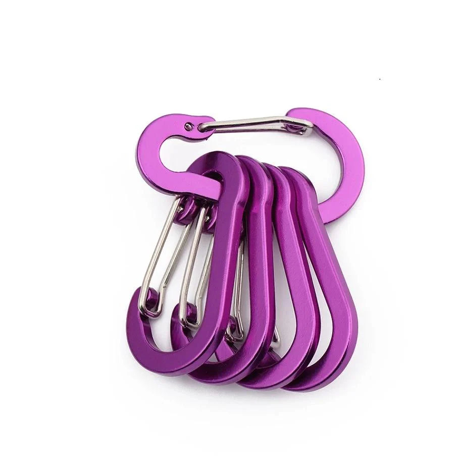 Carabiner Backpack, Climbing Fishing-Hook, Keychain Lock, Buckle Clip Tools