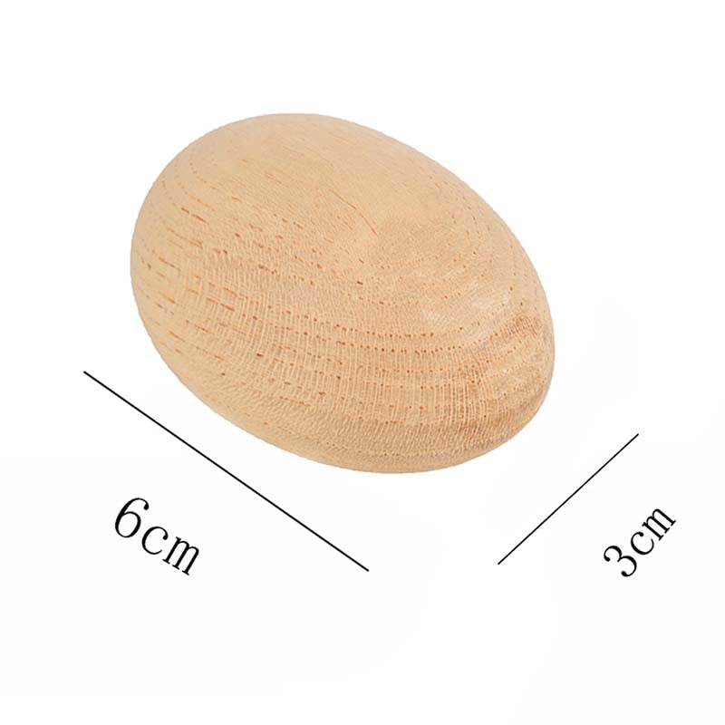 Wooden Egg Shakers, Musical Percussion Instruments Rhythm Rattle For Baby