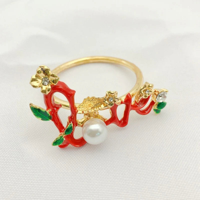 Christmas Napkin Rings Set