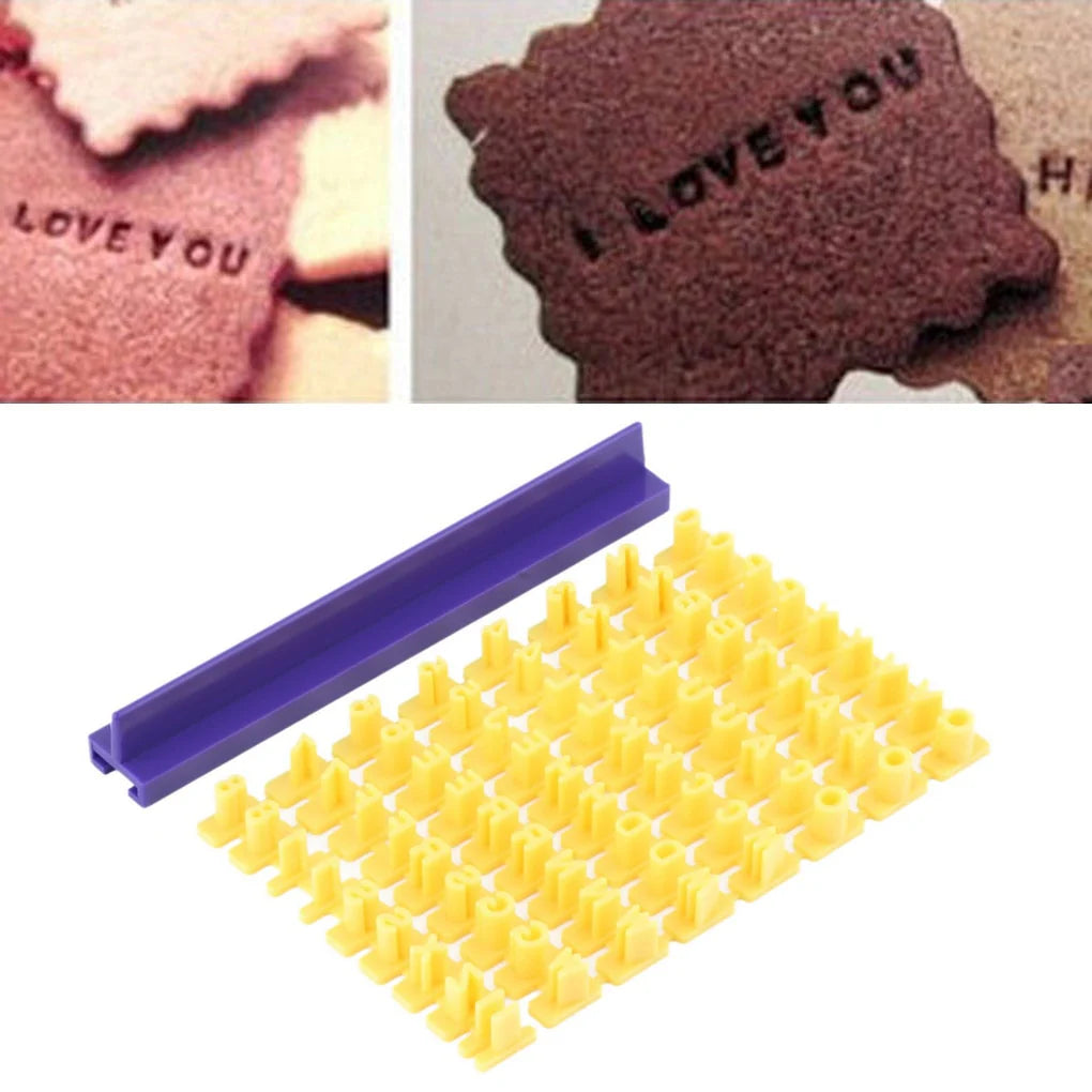 Alphabet Letter Cookie Biscuit Cake Decorate Mold