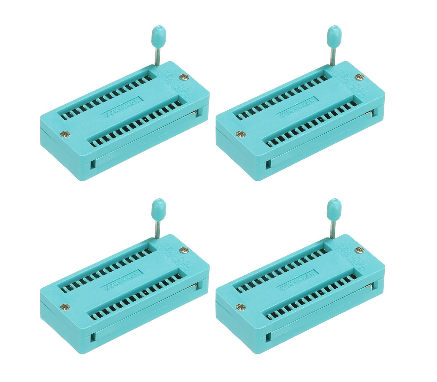 PATIKIL Universal IC Test ZIF Socket 28 Pin 2.54mm Pitch for Microcontroller, Chip, Breadboard, Program IC's,