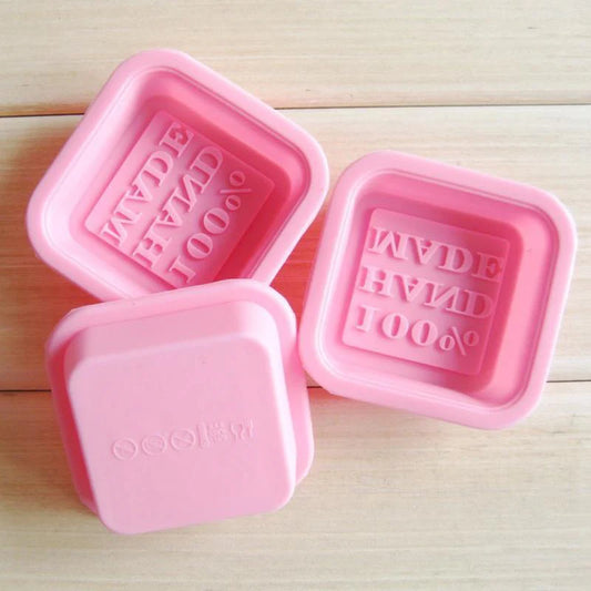 3D Square Shape Design Silicone Soap Mold - Fondant Cake Decorating Mold