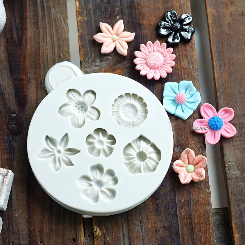 3D Silicone Cake Border Decoration - Sugarcraft Cake Mold Polymer Clay