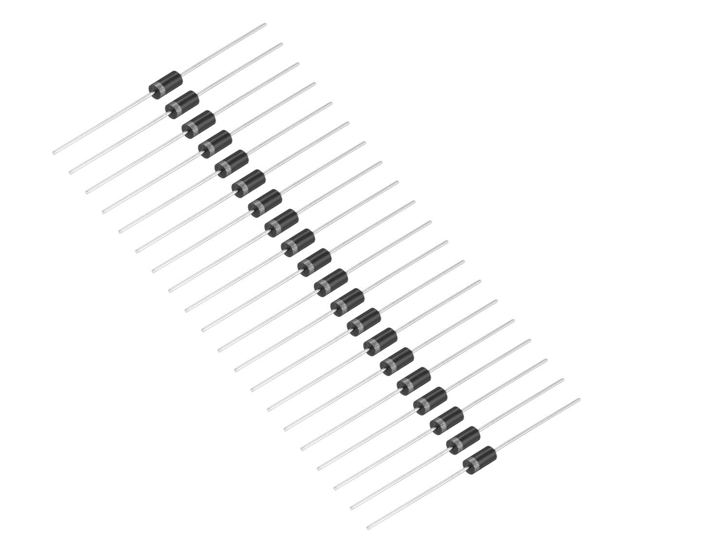 uxcell 1N4007 Rectifier Diode 1A 1kV Electronic Silicon Diode