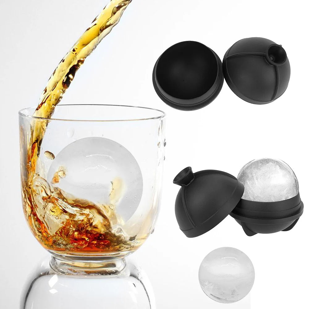 Ice Cube Makers - Home Bar Party Cocktail Use Sphere Round Ball