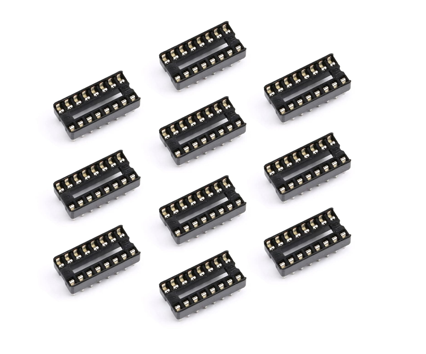 DIP IC Chip Socket Adapter Round Pin 16P