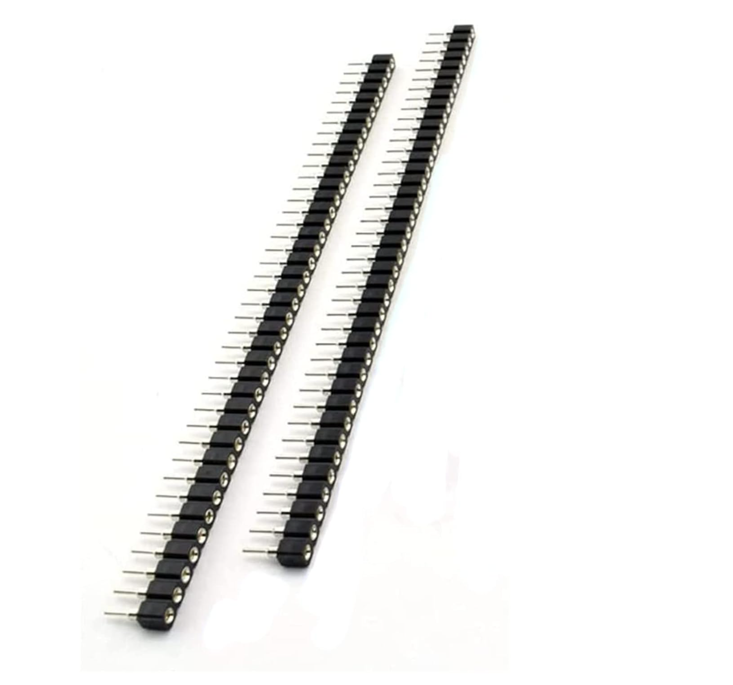 Single Row Round Headers Machine Pin Female 0.1" 2.54mm 40 Pins