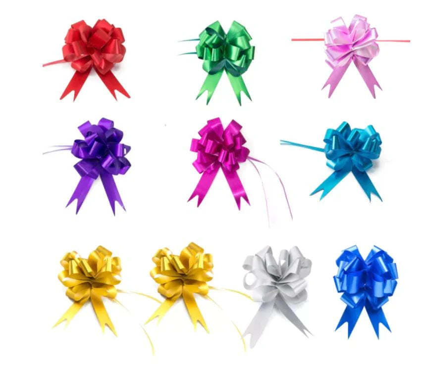 Pull Bow Gift Ribbons Flower Wrappers