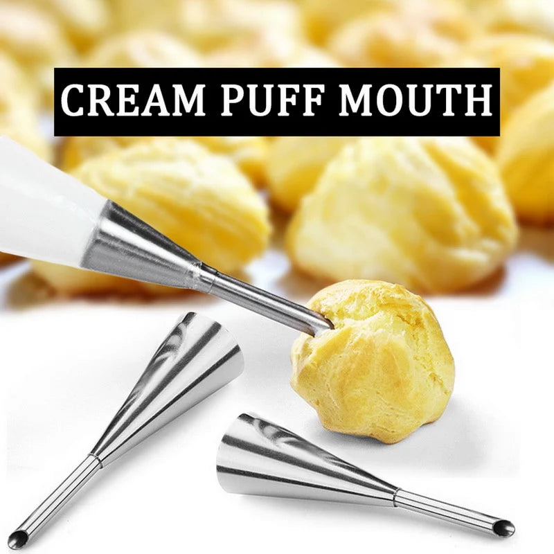 Stainless Steel Cake, Cookies, Puffs Mouth Nozzles Pastry Decorating Kitchen Tool