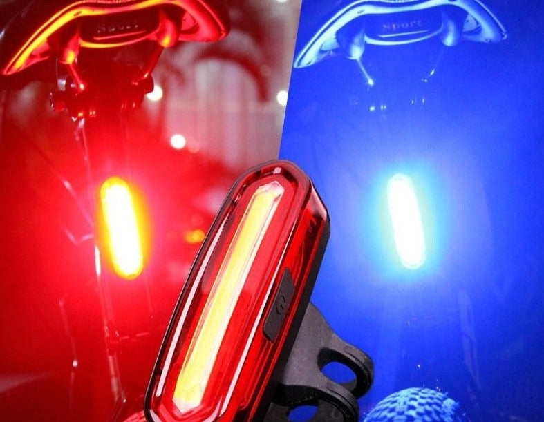 USB Rechargeable- Powerful Bicycle Rear Tail Lights, Lamp Accessories