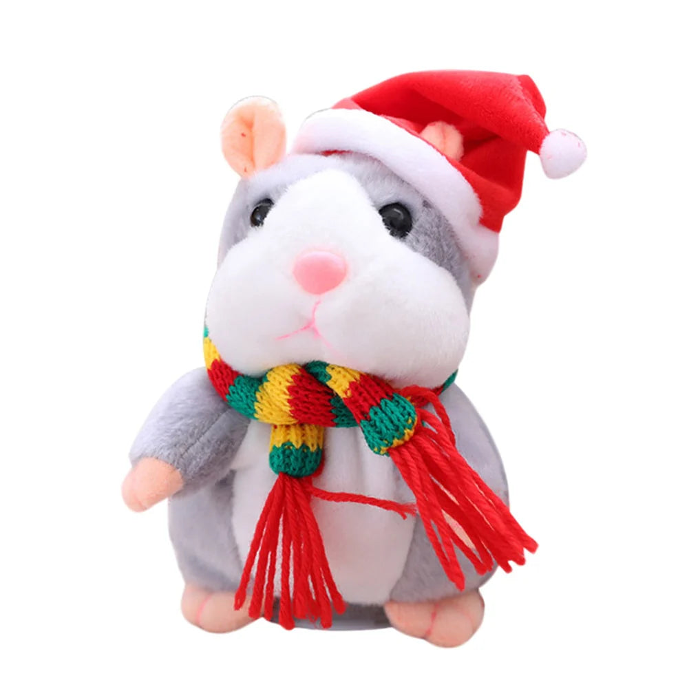 Electrical Hamster-Talking/Walking/Nodding/Sound Record Pet Plush Toy For Kids