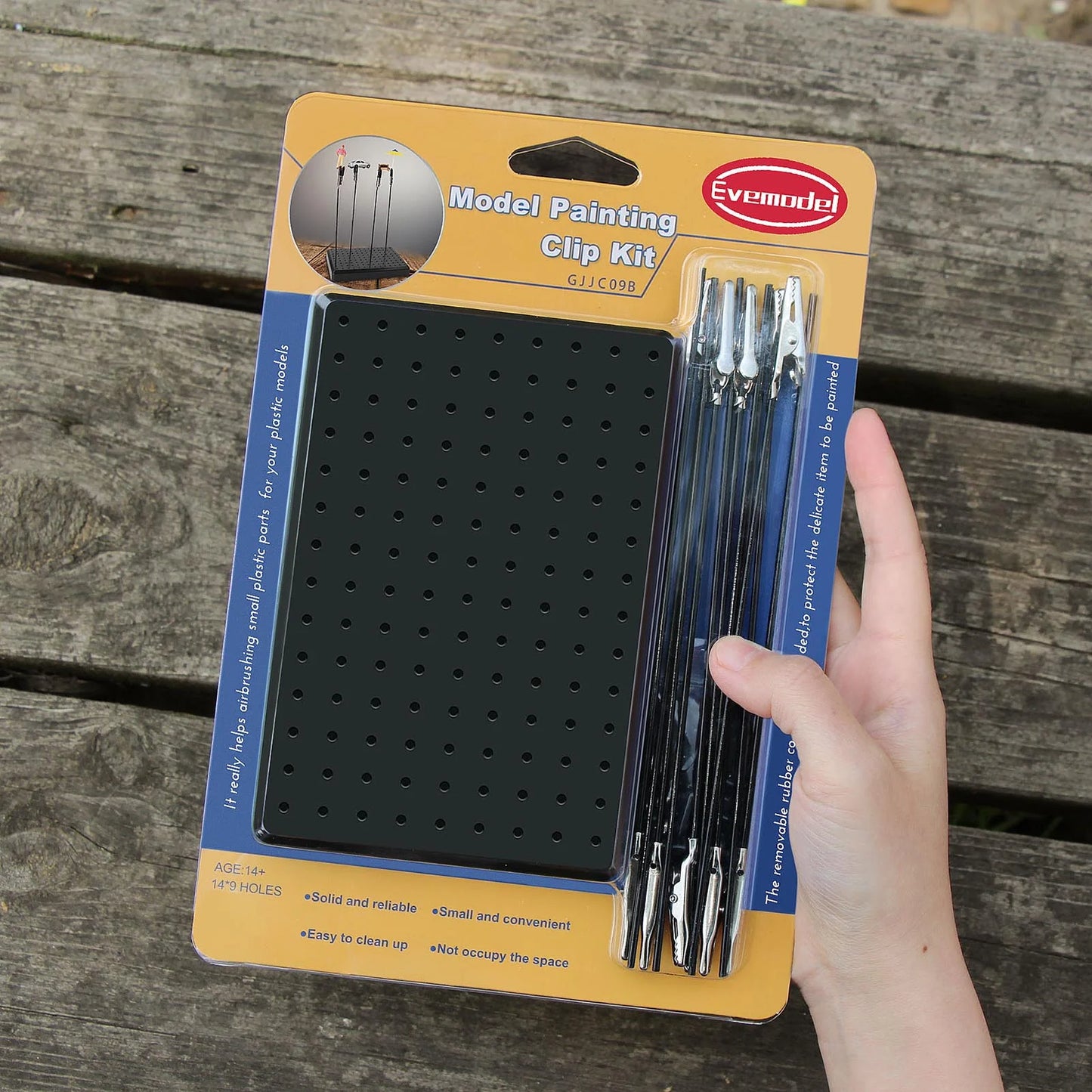 Holes Painting Stand Base Alligator Clips With Rubber Cover Set Updated Modeling Tools Great Gift