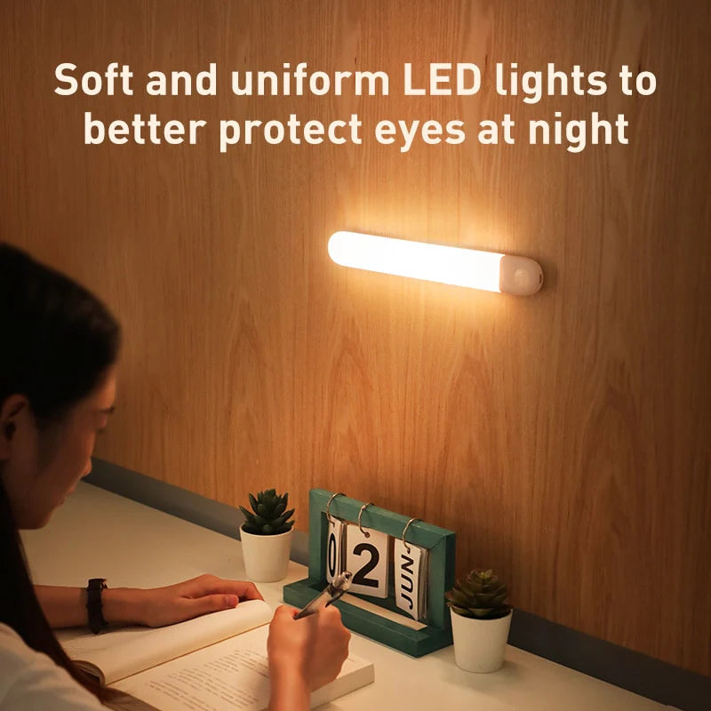 Human Body Induction Wardrobe Light, Rechargeable USB LED Lamp