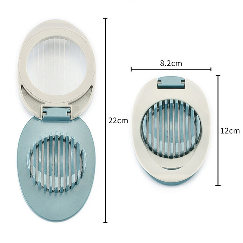 Multifunction Plastic Egg Slicers Section Cutter Divider