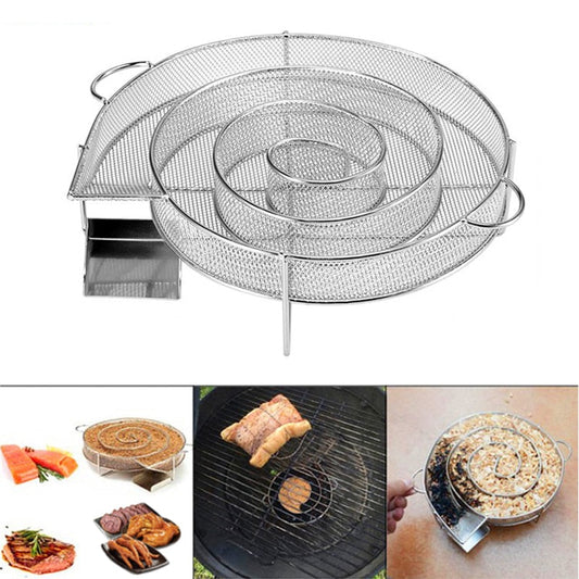 BBQ Cold Smoke Generator Barbecue Grill Basket