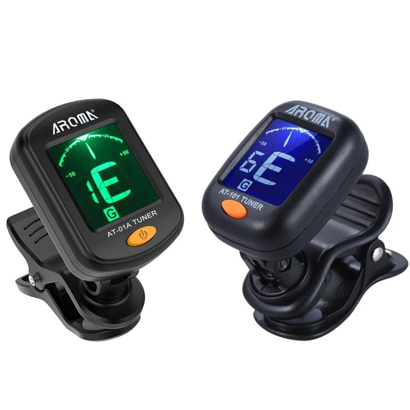 Guitar Tuner Foldable Rotatable Clip-on Tuner