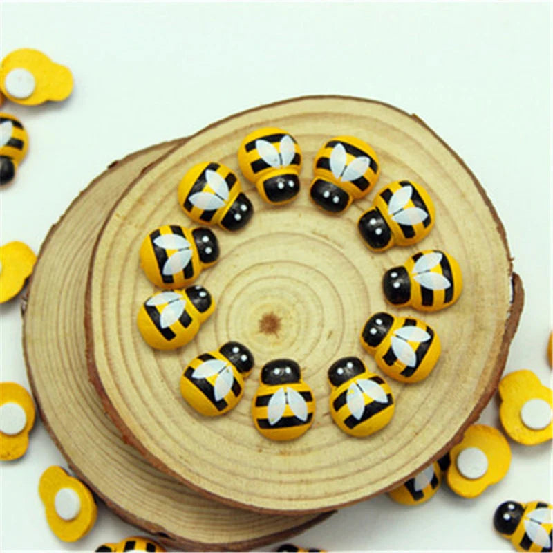 Bee Wooden Mini DIY Scrapbooking Easter Decoration