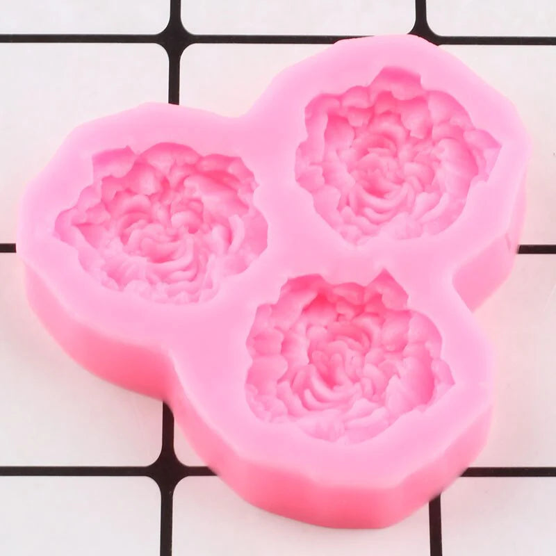 Peony Flower Silicone Molds