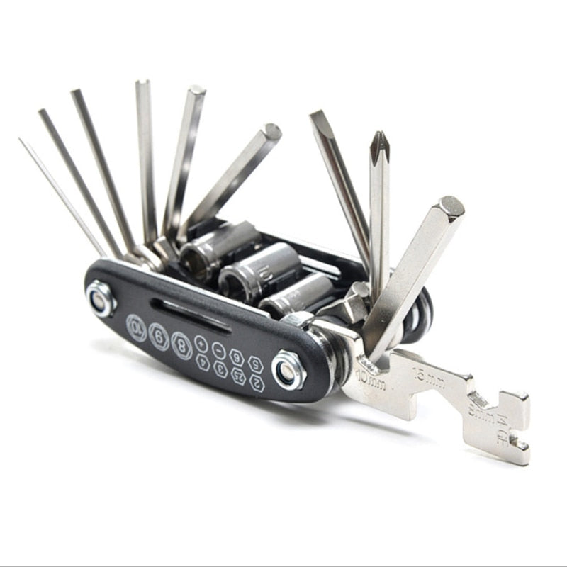 15-In-1 Bike/ Bicycle Repair Tools Kit