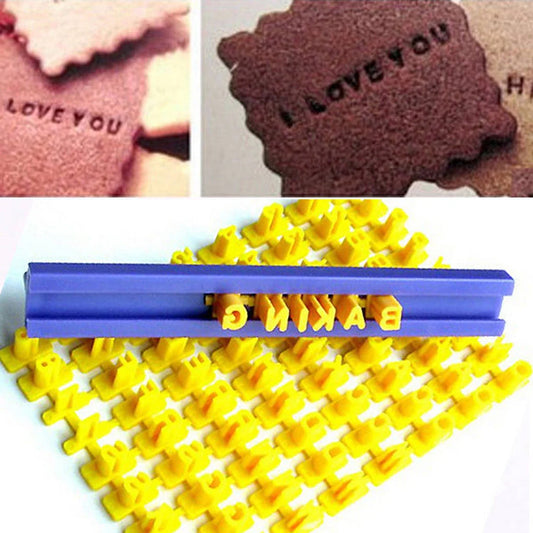 Alphabet Letter Cookie Biscuit Cake Decorate Mold