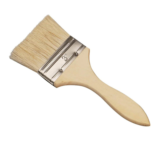 1/2/3 Inch Paint Brush With Wooden Handle