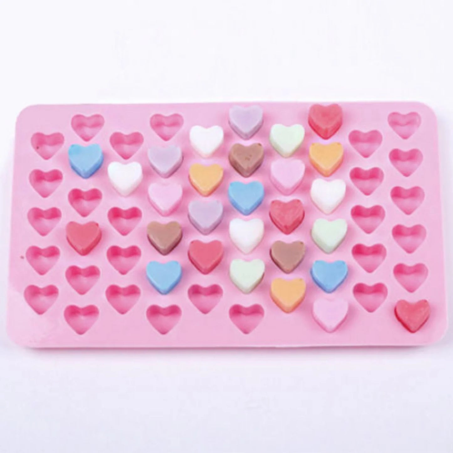 3D Silicone Diy Heart Form Chocolate Mold