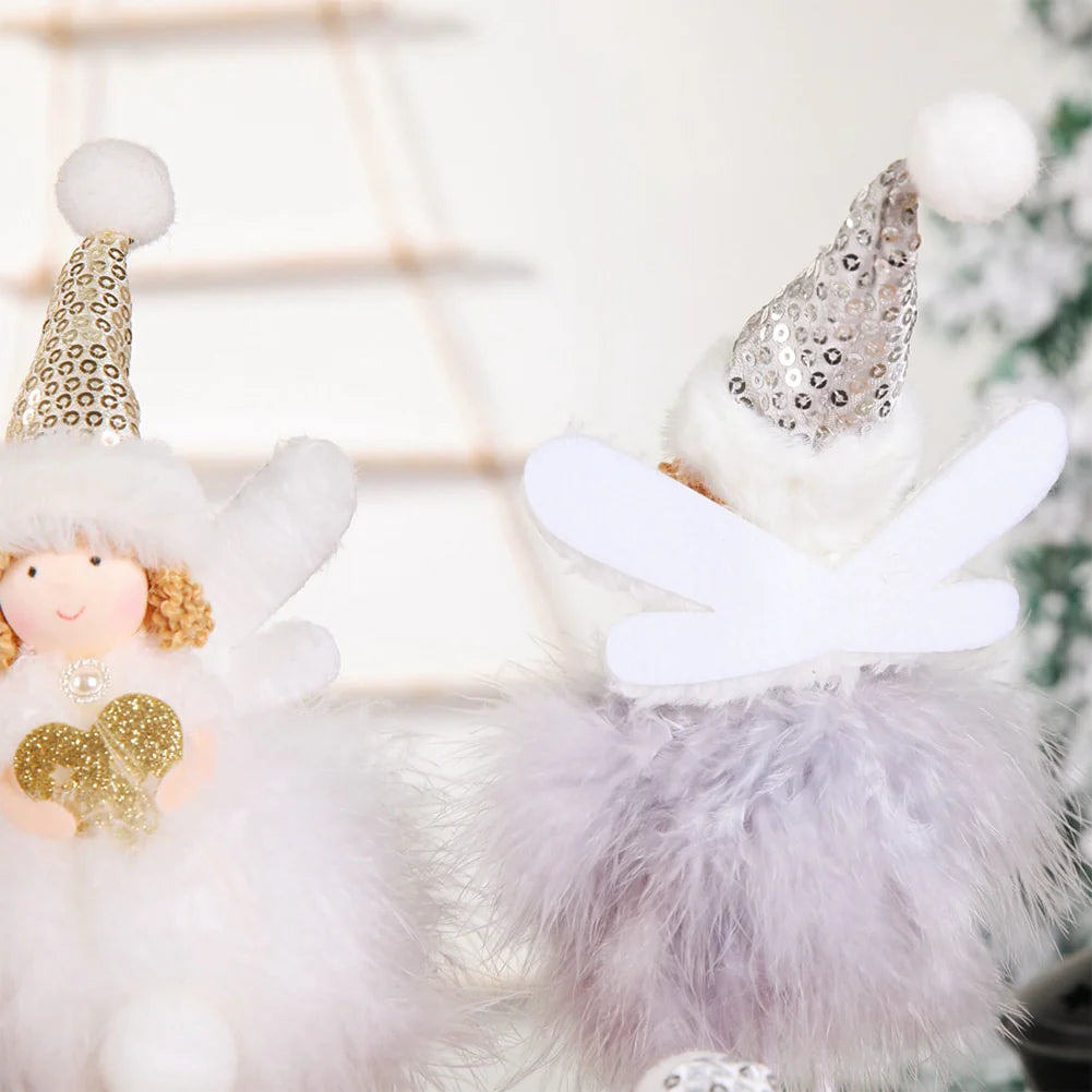 Christmas Angel Feather Dolls