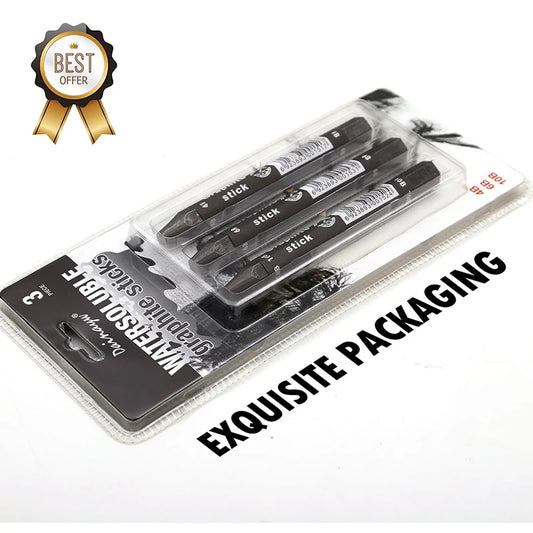 Graphite Stick Set, Water Soluble Art Drawing Supplies Sketch & Shading Pencils