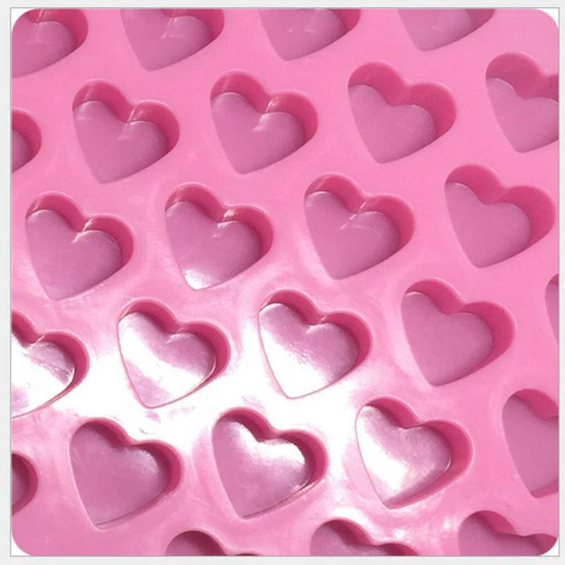 3D Silicone Diy Heart Form Chocolate Mold