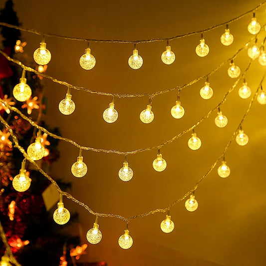 USB- Led String Lights, Fairy Gypsophila, Bubble Ball Lamp